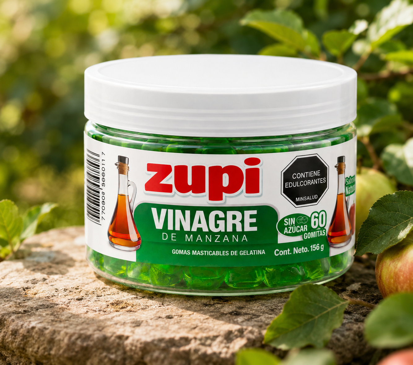 Gomas de Vinagre de Manzana — 60 gomitas para la digestión y el metabolismo
